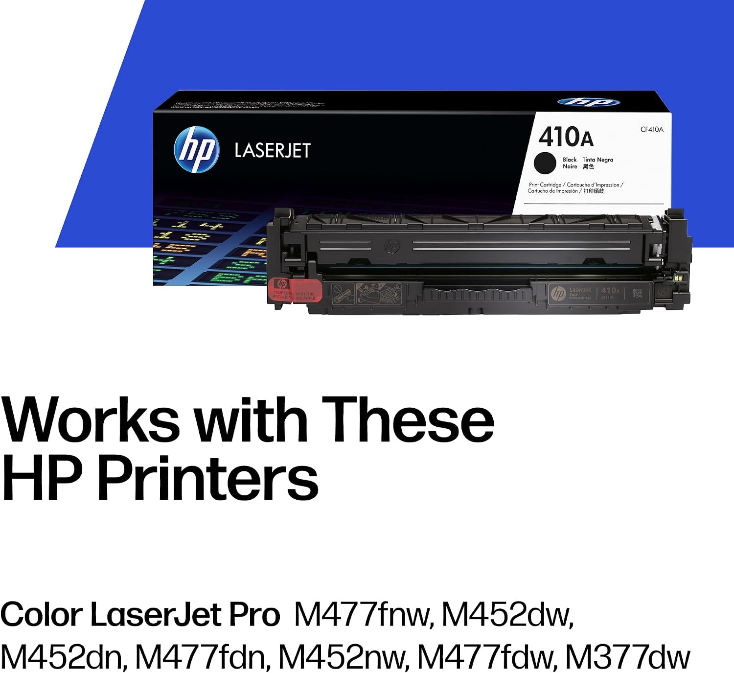 HP 410A (CF410A) Black Original Toner for HP LaserJet Pro M452/M477