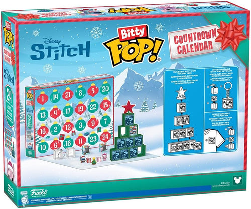 Funko Bitty Pop! Countdown Calendar: Lilo & Stitch Holiday - Advent Calendar - 24 Days of Surprise - Collectable Vinyl Mini Figures - Mystery Box - Gift Idea - Holiday Xmas